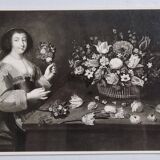 Art photography after Jacques Linard, The flower girl, 60s-70s