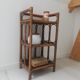 Etagère en rotin vintage