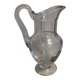 Crystal water jug by Saint-Louis signed – antique engraved service