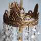 Lustre montgolfiere st Louis XVI bronze and stamps ep 1940