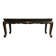 Antique Chinese coffee table in black and gold lacquered wood.