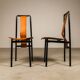 Set of six ‘Irma’ dining chairs by Achille Castiglioni for Zanotta, Italy,