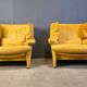 Porto Venere sofas by Vico Magistretti for Cassina, 1980s