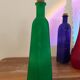 Multicolored bottles