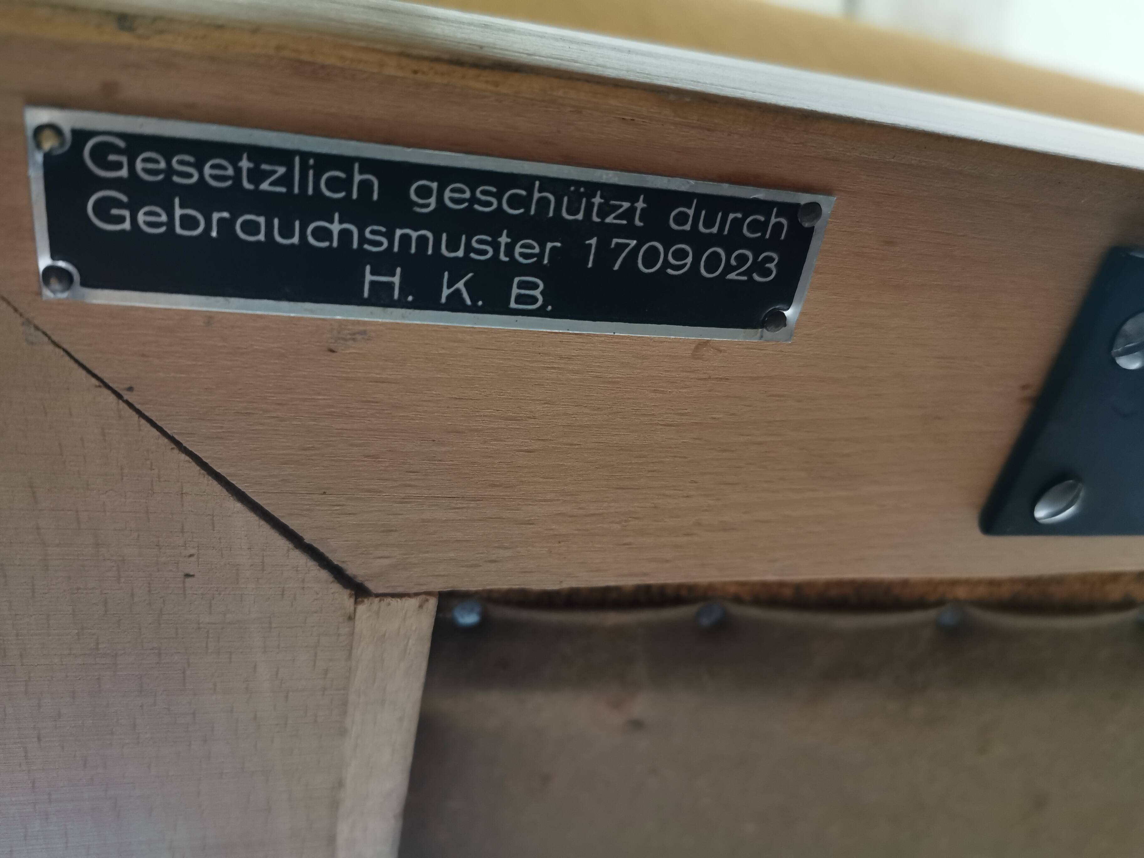 Bench, daybed from the 50s, by Joseph Pentenrieder