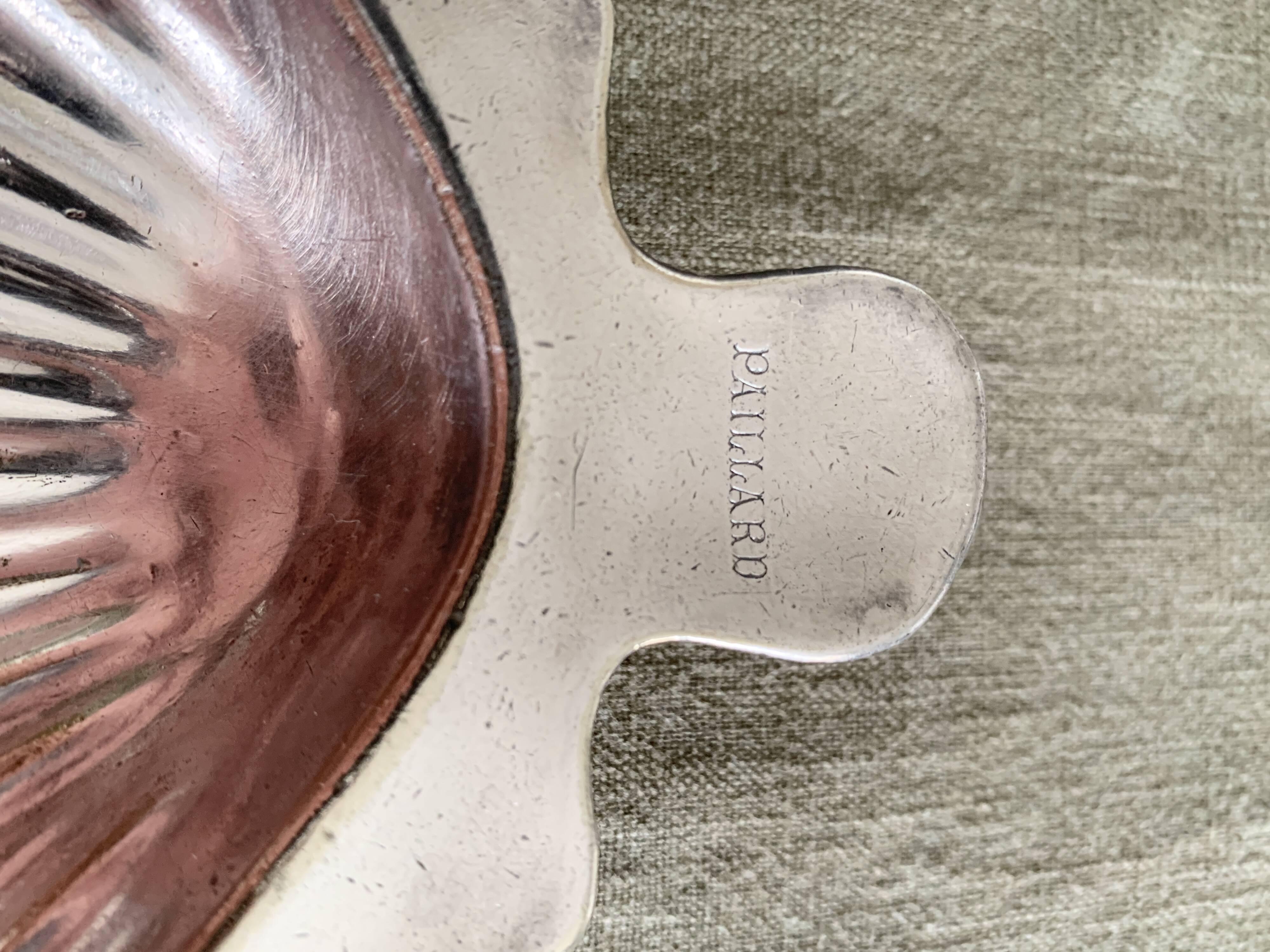 Silver-plated metal shell Christofle