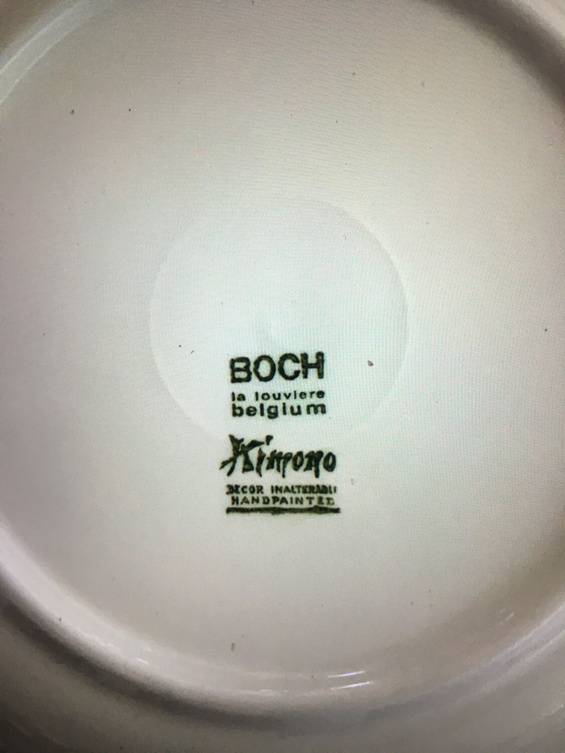Boch plates