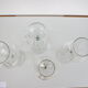 Lot de 4 verres en verre des années 1960, Tchécoslovaquie