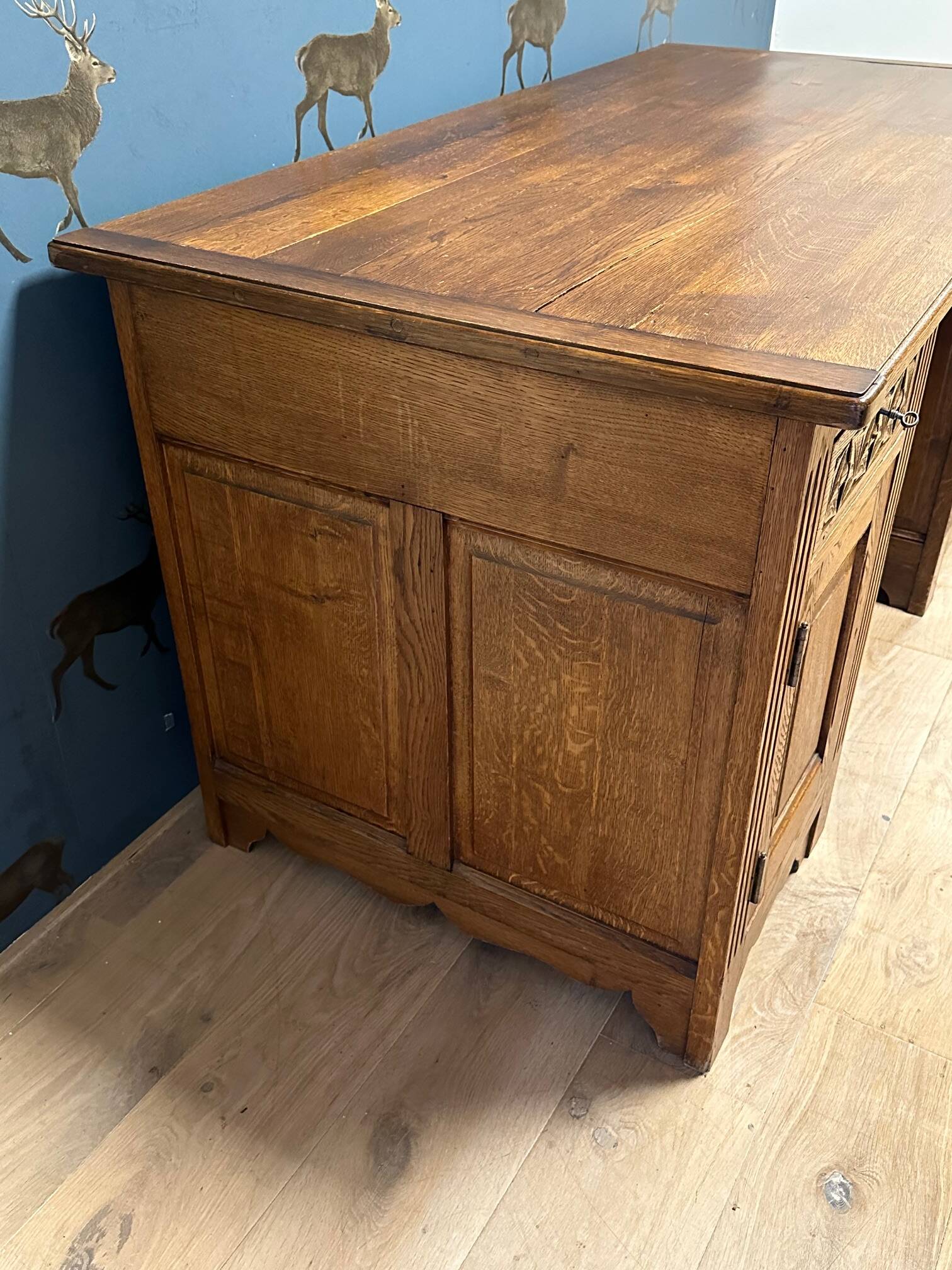 Antique oak desk