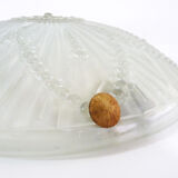 Hnaging calysque Art Deco 1 Degué style glass fire