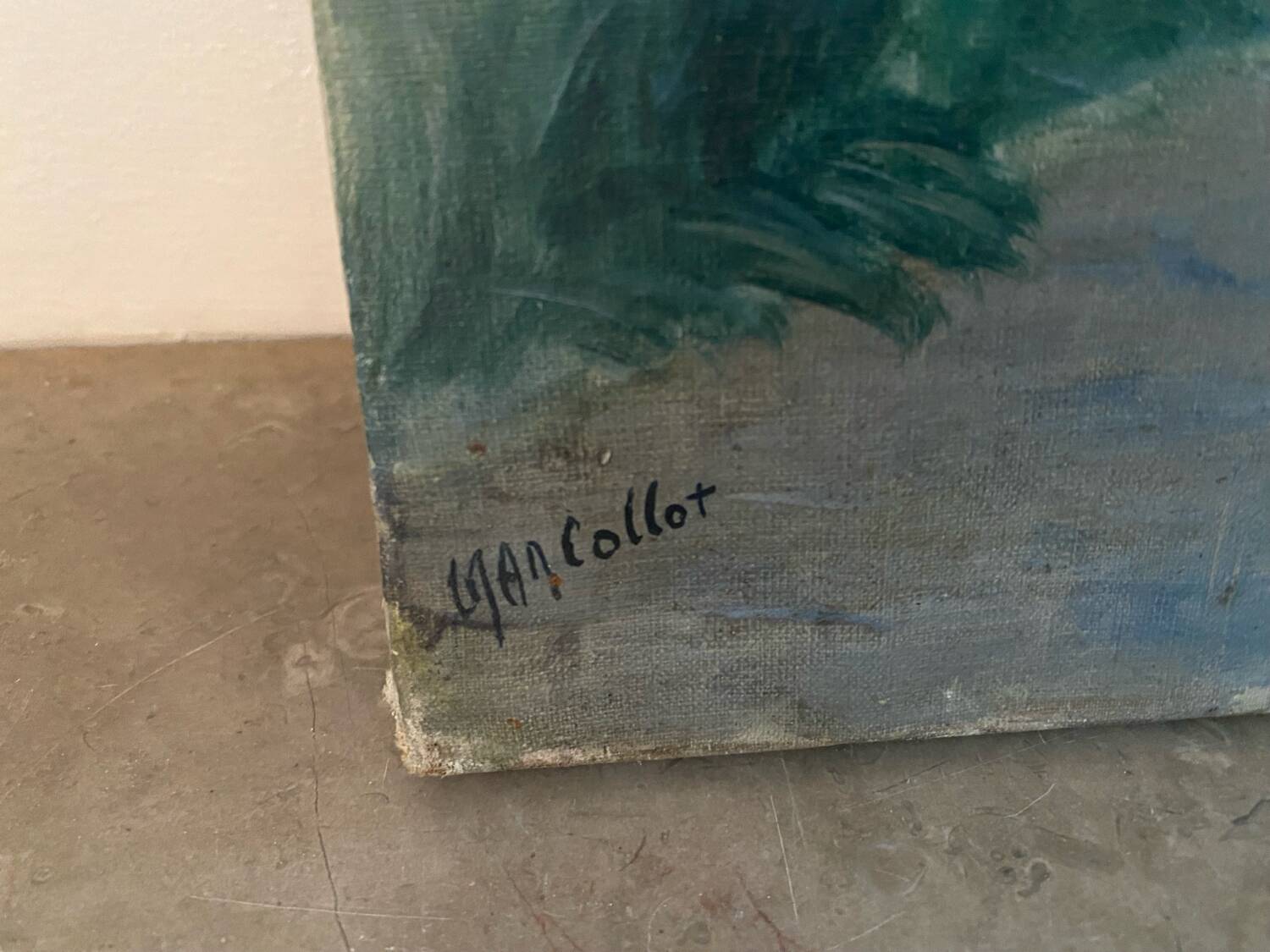 Paris school landscape signed