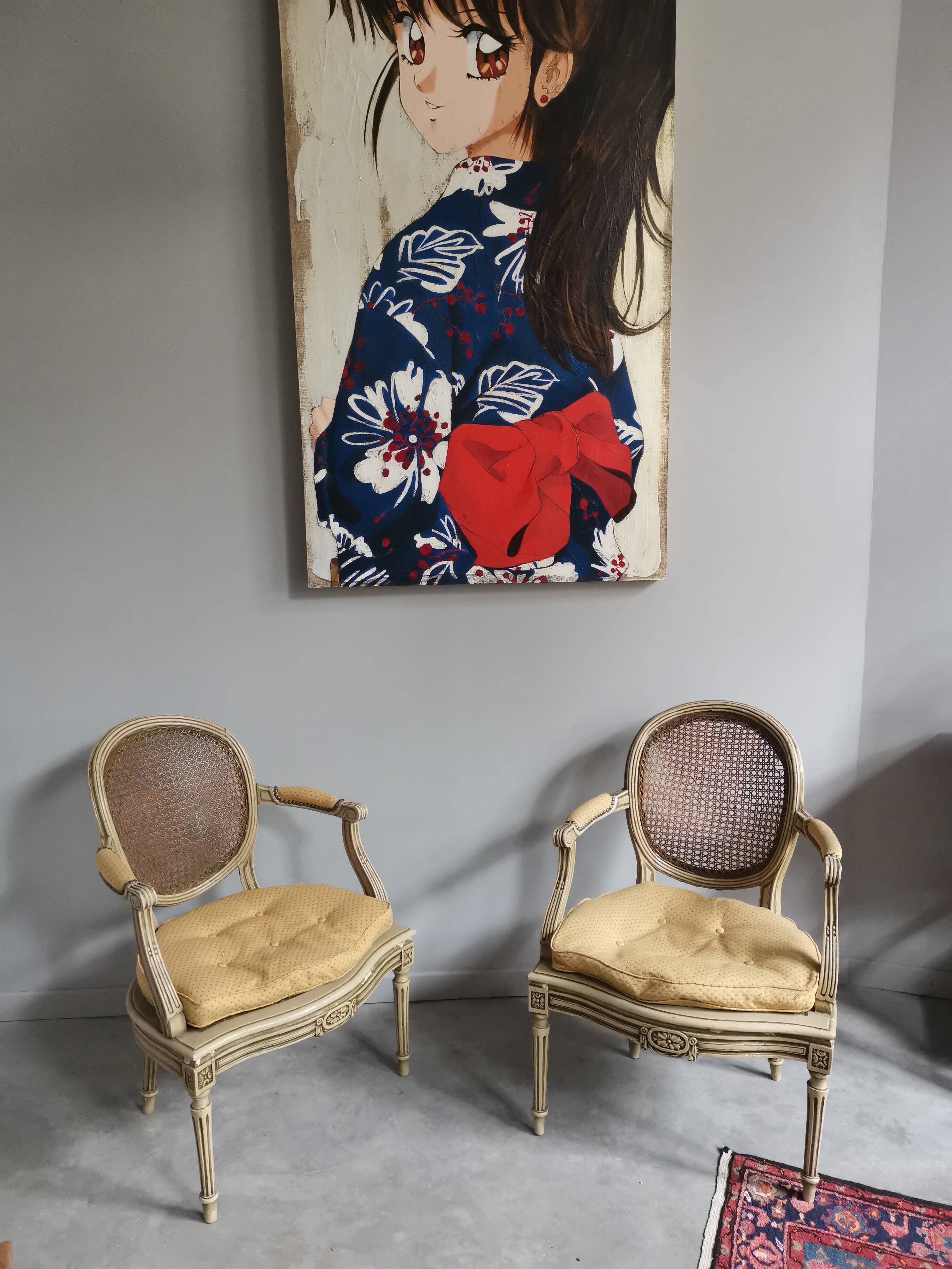 Pair of Louis XVI armchairs