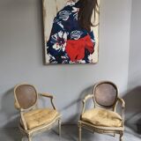 Pair of Louis XVI armchairs