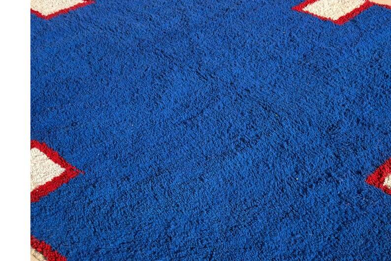 Natural wool rug, handwoven, traditional artisan, size 3/4 m.