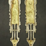 Pair of scraps ornaments period Art Deco style
