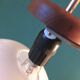 Suspension en opaline de Bent Karlby, Danemark, 1950