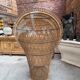 Emmanuelle armchair in wicker and rattan