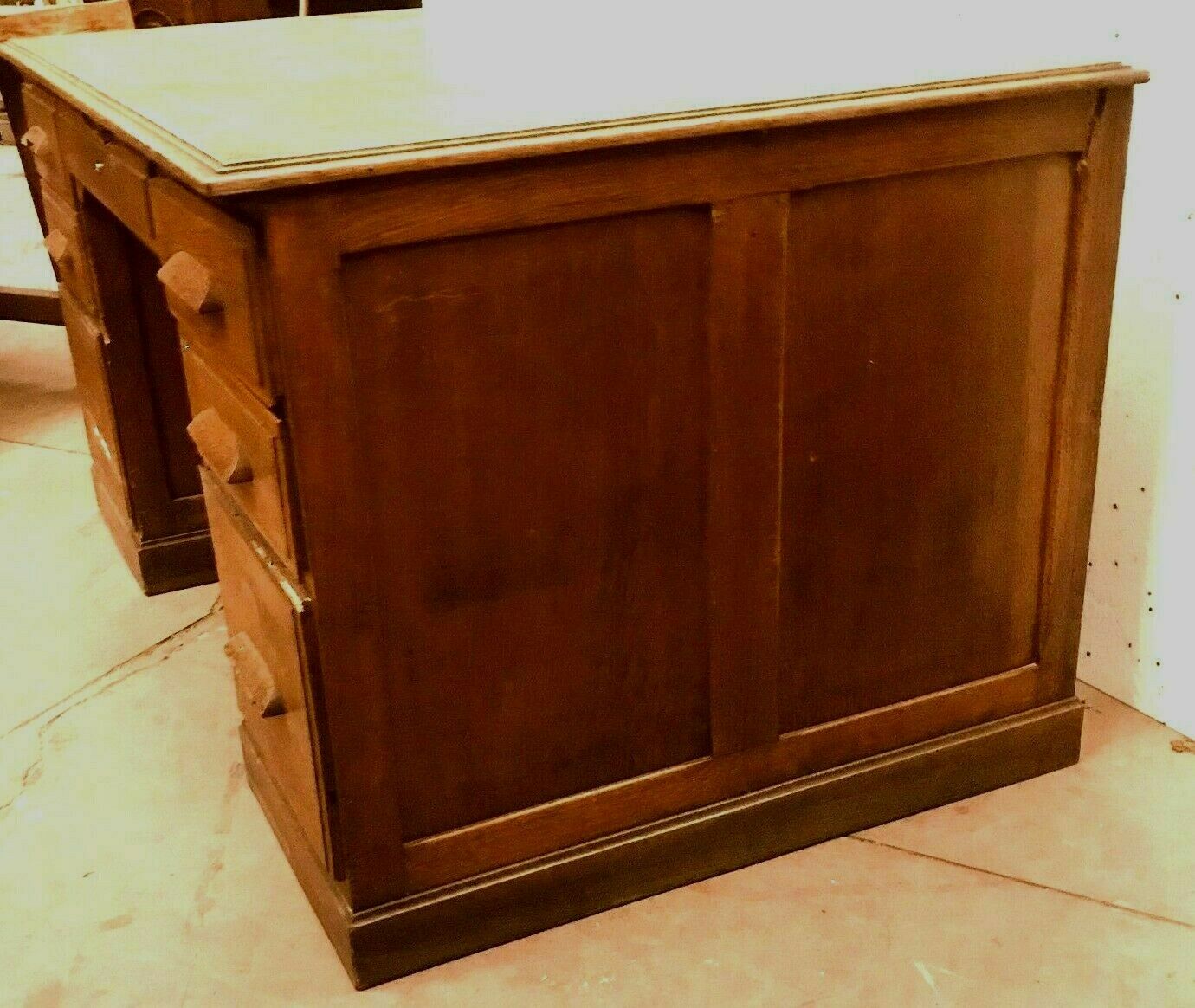 Flat office of administration in 20th century solid oak