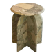 Table d'appoint sculpturale Palladio en marbre Breccia, design collectible italien