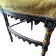 Napoleon III Neo-Gothic "Troubadour" Chair - Polychrome Decor 19th Century