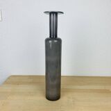 Holmegaard glass vase with flat neck, Scandinavian