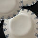 Set de 5 assiettes plates terre de fer