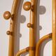 Malacca rattan mirror & coat hanger, 1960s