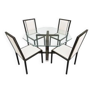 Ensemble Table et 4 chaises - pierre vandel paris