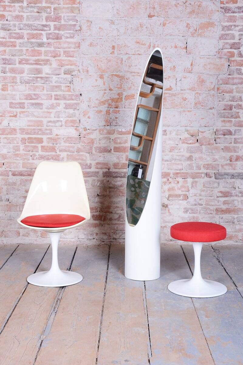 Mid-Century Modern Floor Mirror by Roger Lecal, 1970s