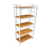 Vintage Ikea wall unit Niklas design Rutger Andersson 80's Design Pinewood Metal