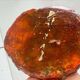 vintage orange alabaster ashtray