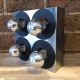 Wall lamp 4 metal bulbs from the 70s