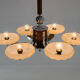 Art deco chandelier, 1930s