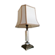 Lampe pied bronze et albâtre vintage style art déco