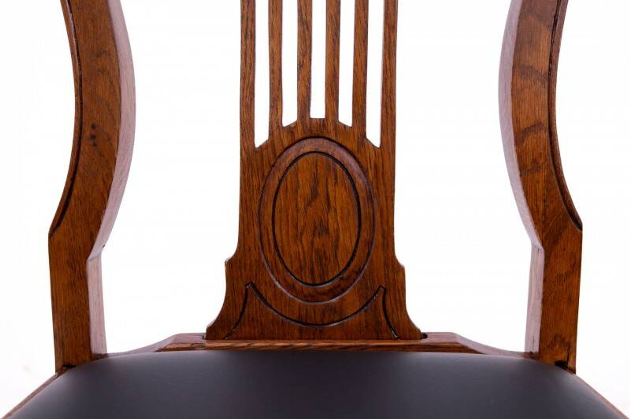 Large extendable table with eight chairs, late 19th century, France. After renovation.