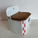 Porcelain box for salt