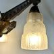 Art Deco chandelier with 4 lights, 1930.