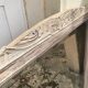 Old white mirror patinated 90x119cm