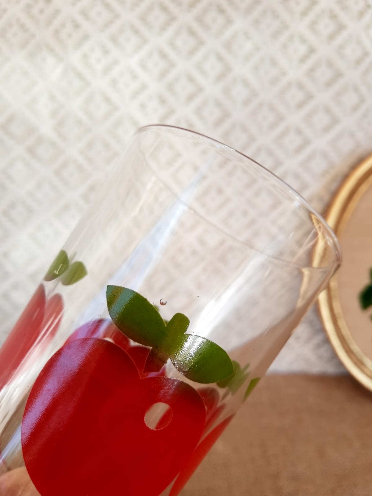 Set of 5 henkel seventies apple glasses