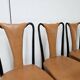 Set of 6 dining chairs by Vittorio Dassi from the 1950s