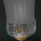 Art Deco marble foot lamp