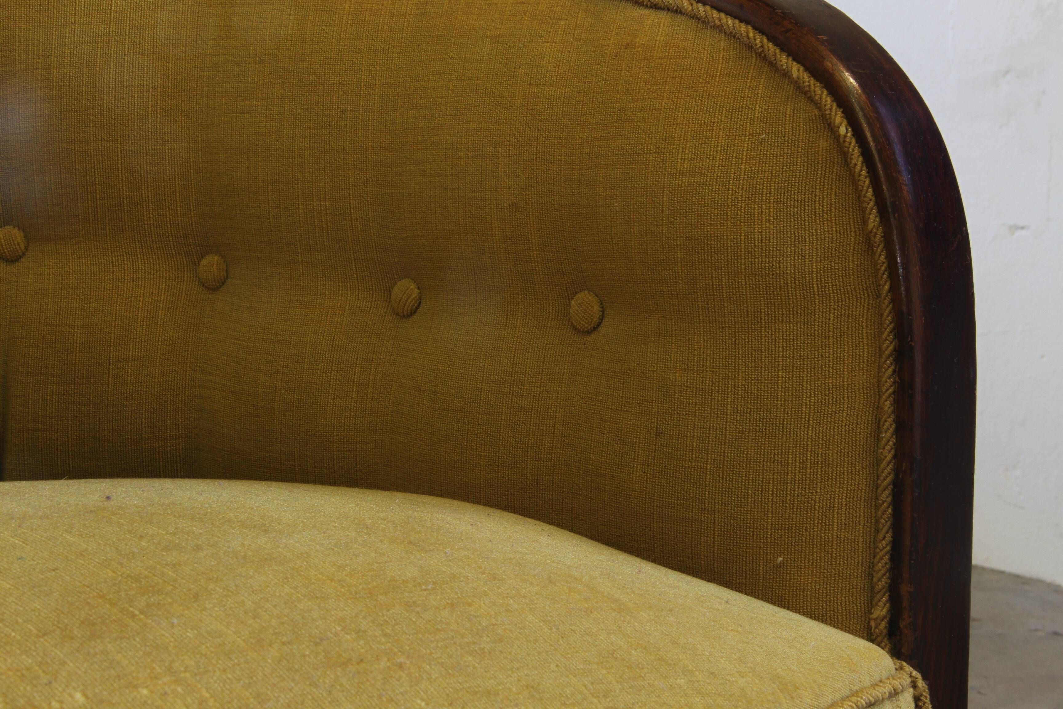 Vintage Art Nouveau Lounge Chairs by Josef Hoffmann, Jacob & Josef Kohn