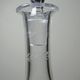 Antique crystal decanter from Nancy, engraved, circa 1920-1930.