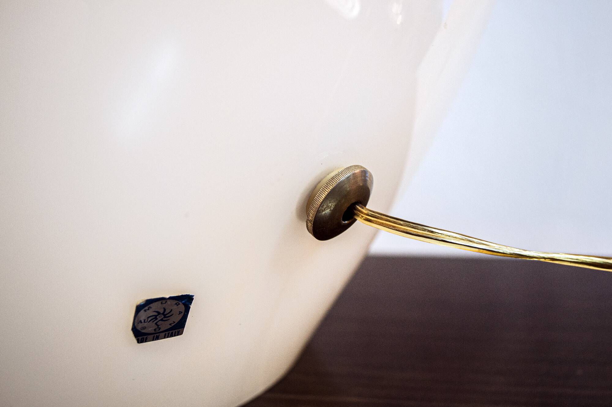 Lampada da tavolo Nonzolo L428 di Michael Red per  Vistosi Anni '70