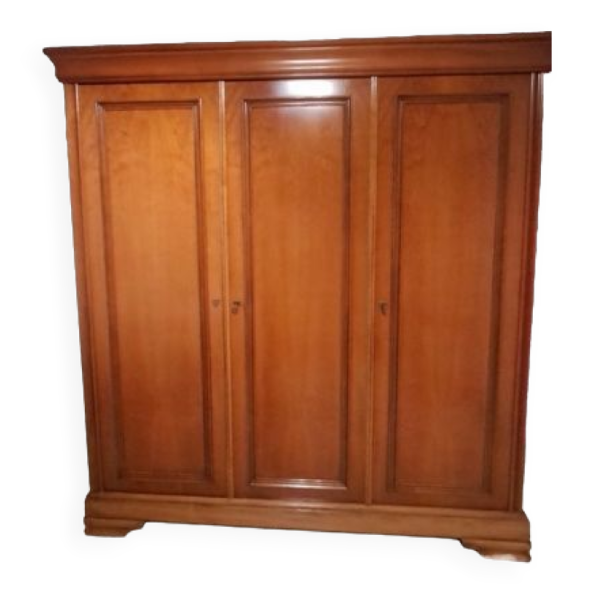Louis Philippe style cherry wood wardrobe