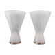 Pair of wall lamps by Lucio De Majo in De Murano glass