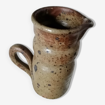 Stoneware pitcher