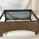 Wood and marble console