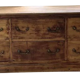XXL walnut silk loom furniture from the 50s