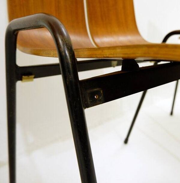 Chaise suisse « GA » par Hans Bellmann pour Horgen-Glarus, années 1960 - vendu à l'unité / 3 disponibles
